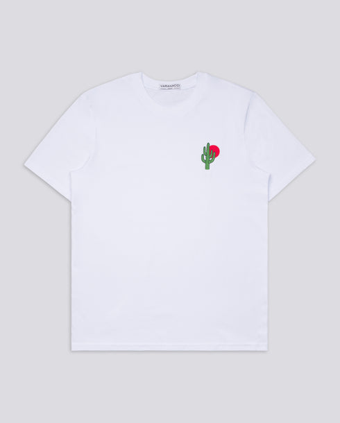 Cactus / Sun Embroidered Classic Organic T-Shirt