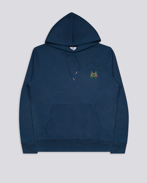 Candy Spider Embroidered Relaxed Organic Hoodie