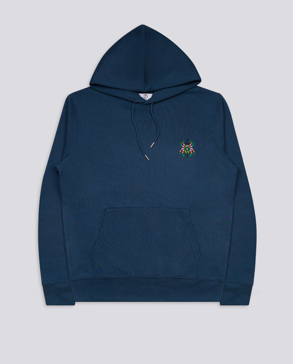 Candy Spider Embroidered Relaxed Organic Hoodie