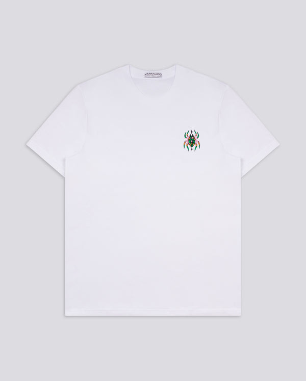 Candy Spider Embroidered Classic Organic T-Shirt