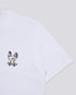 Chicken on a Skateboard Embroidered Classic Organic T-Shirt