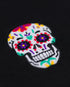 Day of the Dead Skull Embroidered Blended Organic Sweatshirt