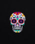 Day of the Dead Skull Embroidered Blended Organic Sweatshirt