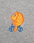 Fish on a Bike Embroidered Blended Organic Sweatshirt