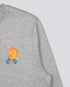 Fish on a Bike Embroidered Blended Organic Sweatshirt