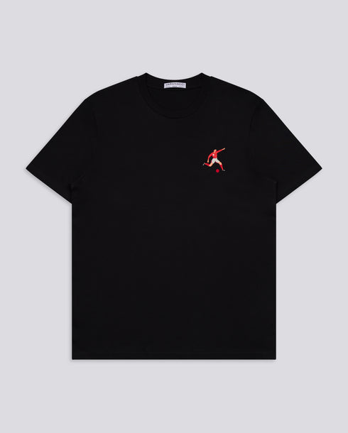 Footballer Embroidered Classic Organic T-Shirt