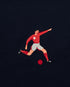 Footballer Embroidered Classic Organic T-Shirt