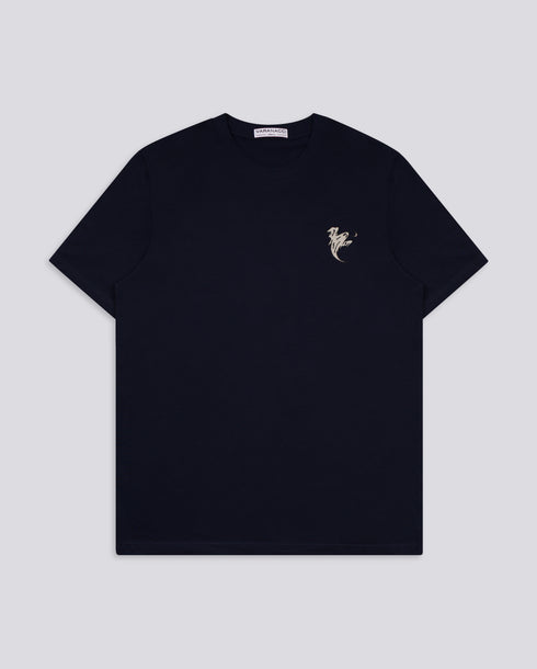 Ghoulish Ghost Embroidered Classic Organic T-Shirt