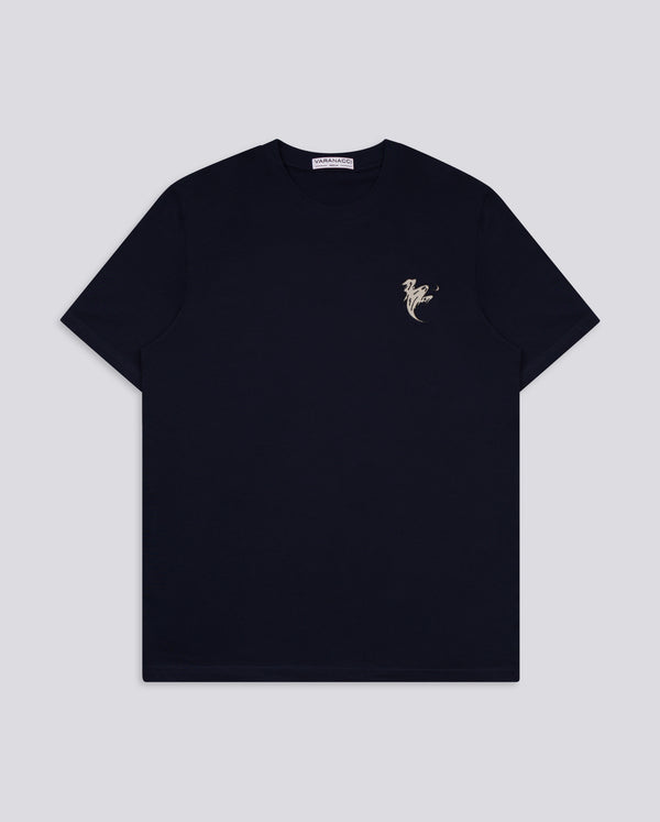 Ghoulish Ghost Embroidered Classic Organic T-Shirt