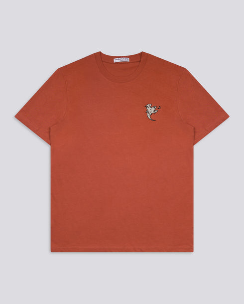 Ghoulish Ghost Embroidered Classic Organic T-Shirt