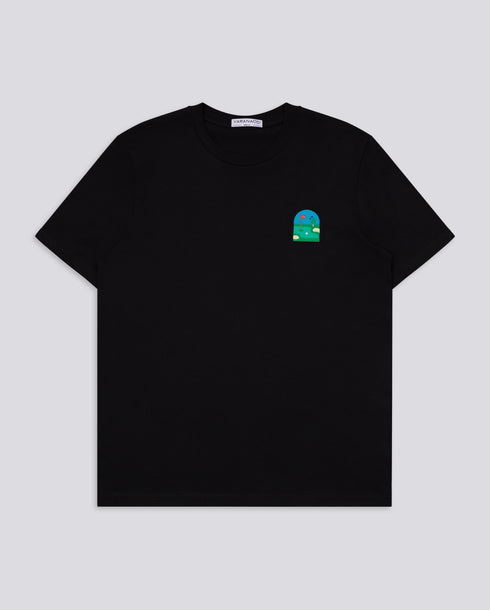Golf Green Embroidered Classic Organic T-Shirt