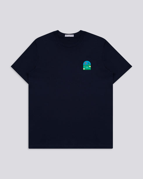 Golf Green Embroidered Classic Organic T-Shirt