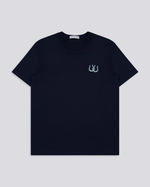 Horseshoe Embroidered Classic Organic T-Shirt