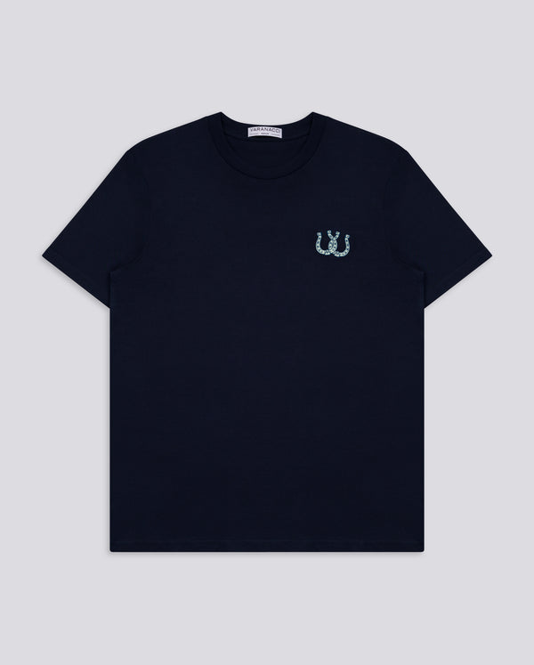 Horseshoe Embroidered Classic Organic T-Shirt