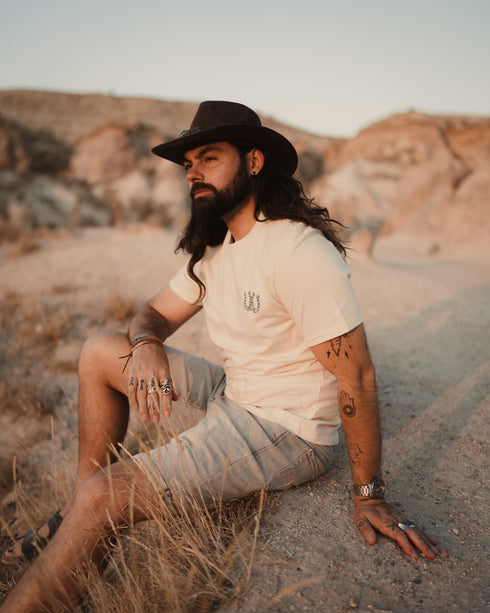 Horseshoe Embroidered Classic Organic T-Shirt