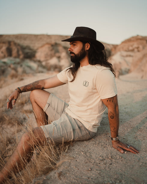 Horseshoe Embroidered Classic Organic T-Shirt