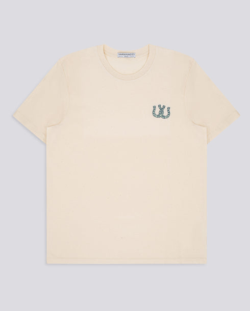Horseshoe Embroidered Classic Organic T-Shirt