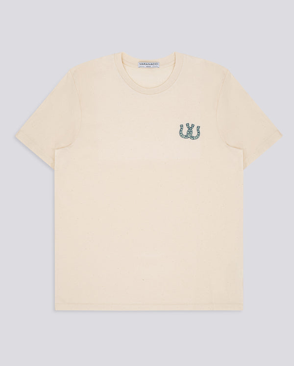 Horseshoe Embroidered Classic Organic T-Shirt