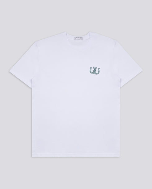 Horseshoe Embroidered Classic Organic T-Shirt