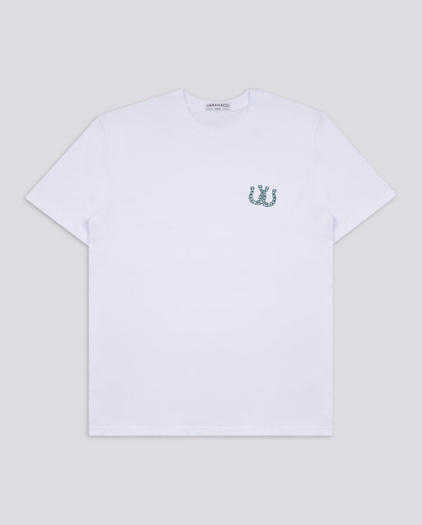 Horseshoe Embroidered Classic Organic T-Shirt