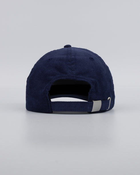 Varanacci Logo Cord Baseball Cap - French Navy