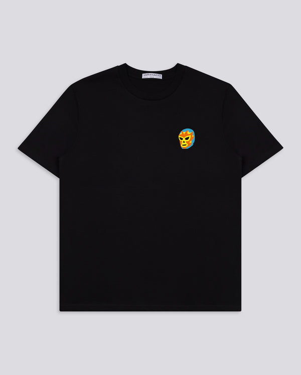 Luchador Mask Embroidered Classic Organic T-Shirt