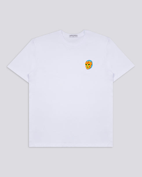 Luchador Mask Embroidered Classic Organic T-Shirt