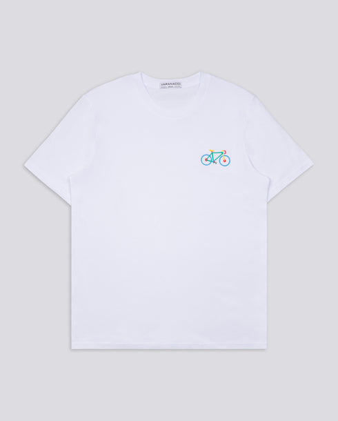 Multi Bike Embroidered Classic Organic T-Shirt