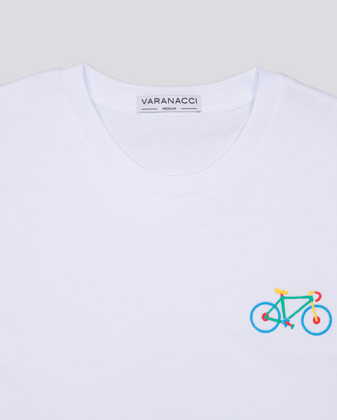 Multi Bike Embroidered Classic Organic T-Shirt