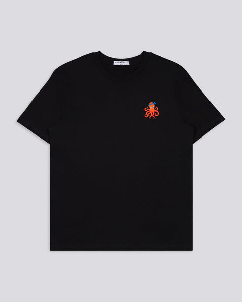 Octopus Embroidered Classic Organic T-Shirt