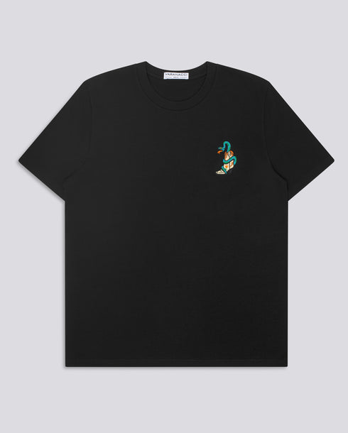 Rattlers Boot Embroidered Classic Organic T-Shirt