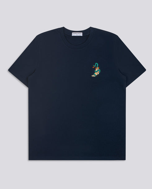Rattlers Boot Embroidered Classic Organic T-Shirt
