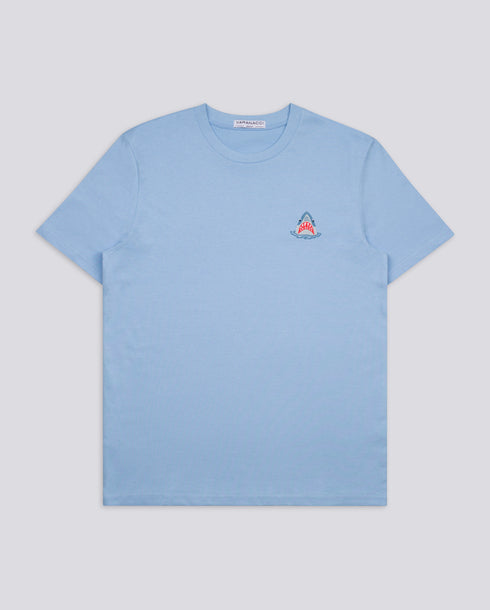 Shark Embroidered Classic Organic T-Shirt