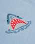 Shark Embroidered Blended Organic Sweatshirt