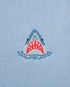 Shark Embroidered Blended Organic Sweatshirt