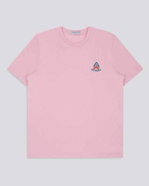 Shark Embroidered Classic Organic T-Shirt