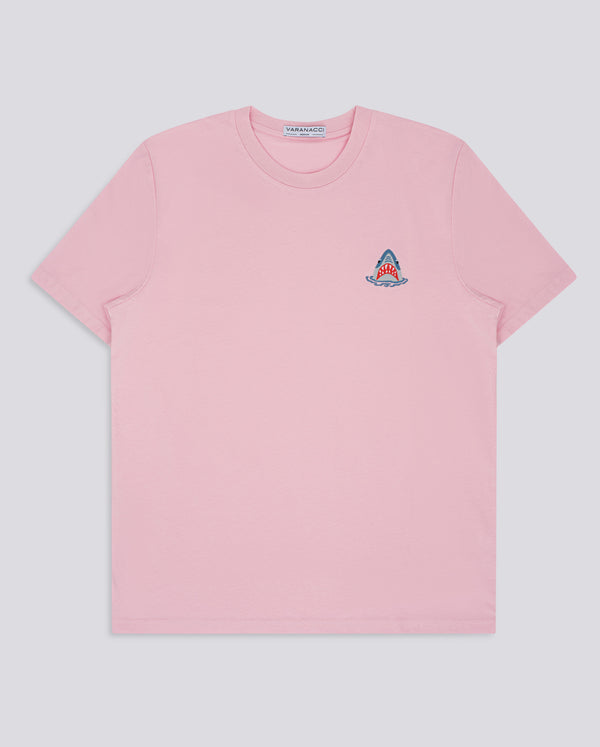 Shark Embroidered Classic Organic T-Shirt
