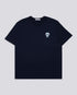 Blue Skull Embroidered Classic Organic T-Shirt