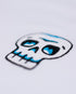 Blue Skull Embroidered Classic Organic T-Shirt