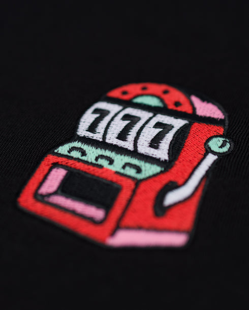Slot Machine Embroidered Classic Organic T-Shirt