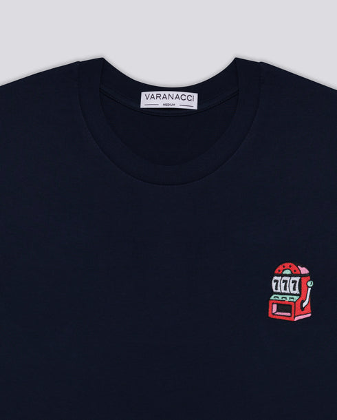 Slot Machine Embroidered Classic Organic T-Shirt