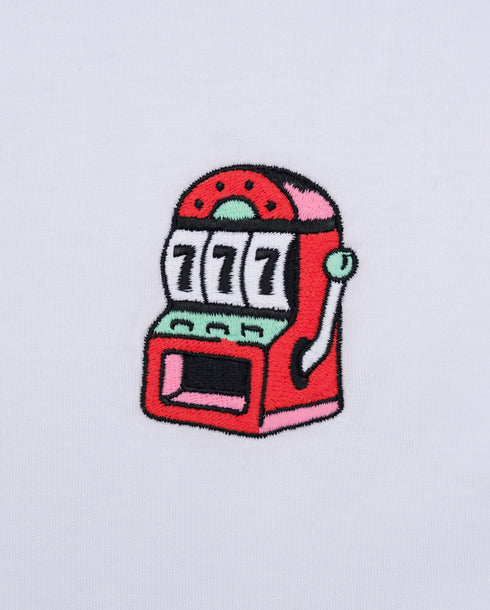 Slot Machine Embroidered Classic Organic T-Shirt