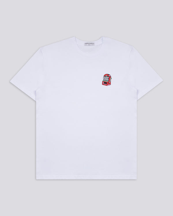Slot Machine Embroidered Classic Organic T-Shirt