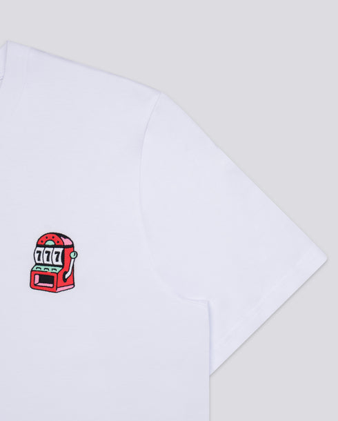 Slot Machine Embroidered Classic Organic T-Shirt