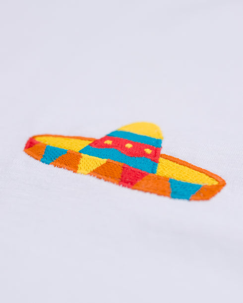 Sombrero Embroidered Classic Organic T-Shirt