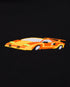 Sports Car Embroidered Classic Organic T-Shirt