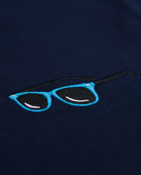 Sunglasses Embroidered Classic Organic T-Shirt