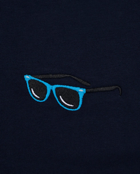 Sunglasses Embroidered Classic Organic T-Shirt