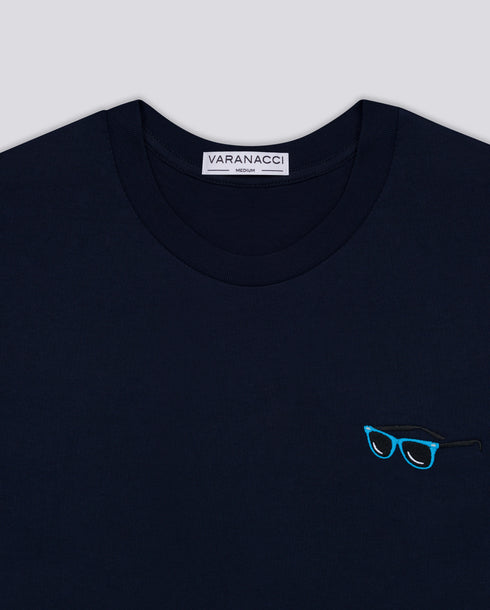 Sunglasses Embroidered Classic Organic T-Shirt