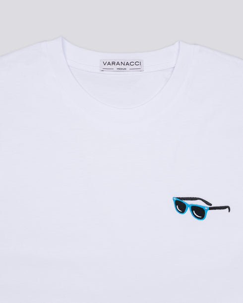 Sunglasses Embroidered Classic Organic T-Shirt